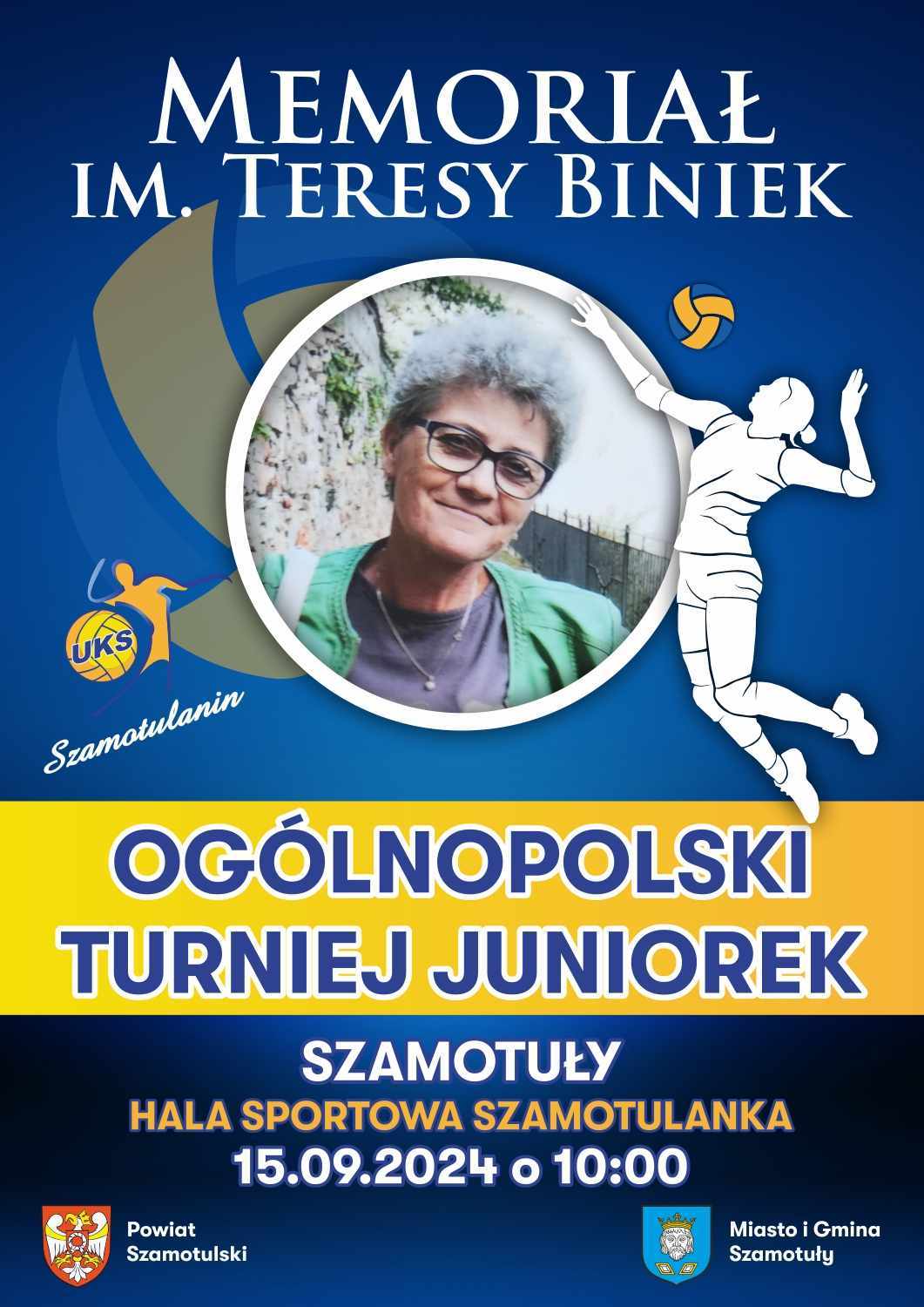 Plakat Memoriału im. Teresy Biniek